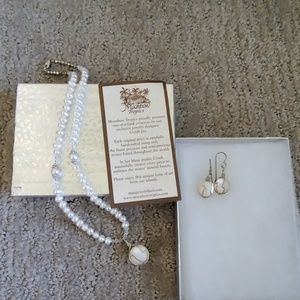 MOONBOW TROPICS PEARL NECKLACE/EARINGS